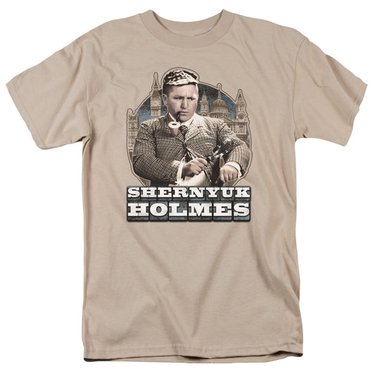 THREE STOOGE HERNYUK HOLMES - S/S ADULT 18/1 - SAND T-Shirt