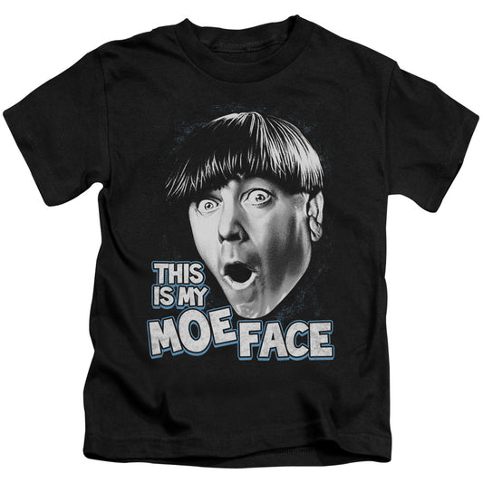 THREE STOOGES MOE FACE - S/S JUVENILE 18/1 - BLACK - T-Shirt