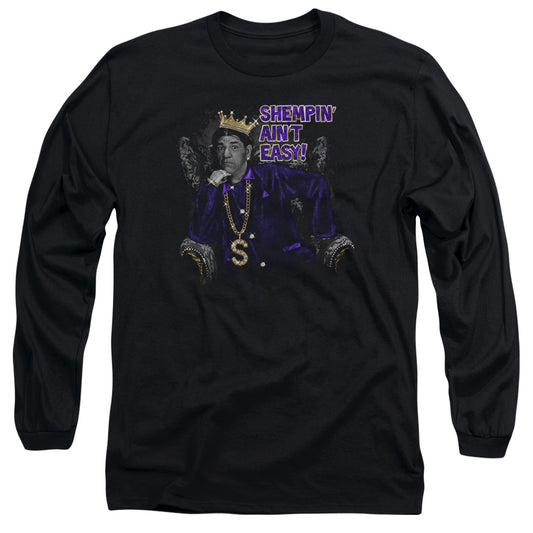 Three Stooges - Shempin - Long Sleeve Adult 18/1 - Black T-shirt