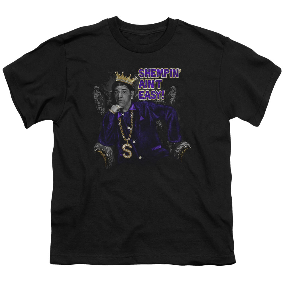 Three Stoogeshort Sleevehempin - S - S Youth 18/1 - Black T-shirt