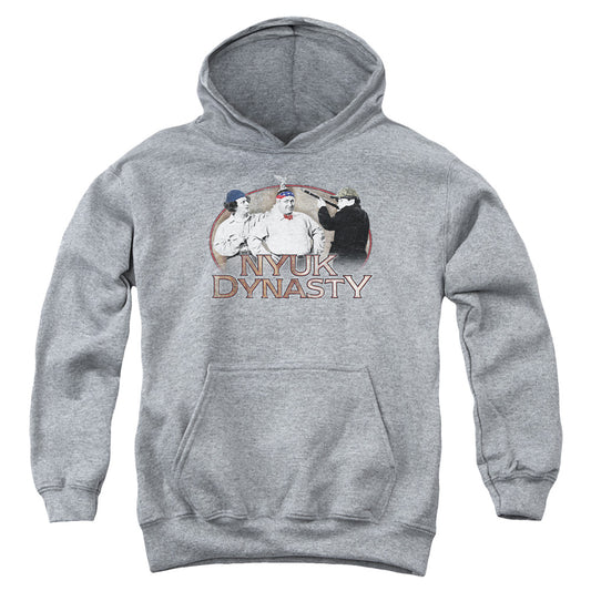 Three Stooges - Nyuk Dynasty - Youth Pull-over Hoodie - Heather
