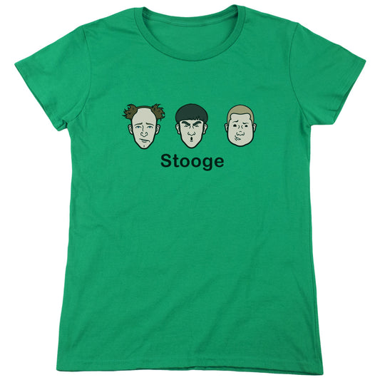 Three Stoogeshort Sleevetooge-s - S Womens Tee - Kelly Green T-shirt