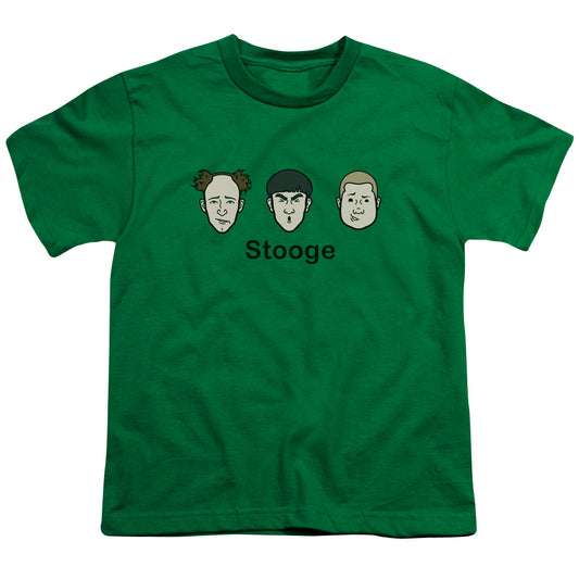 Three Stoogeshort Sleevetooge - S - S Youth 18/1 - Kelly Green T-shirt