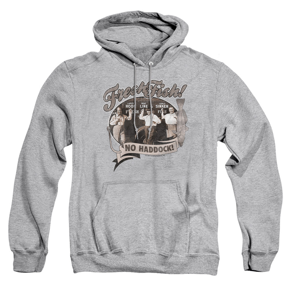 Three Stooges - Fresh Fish - Adult Pull-over Hoodie - Athletic Heather