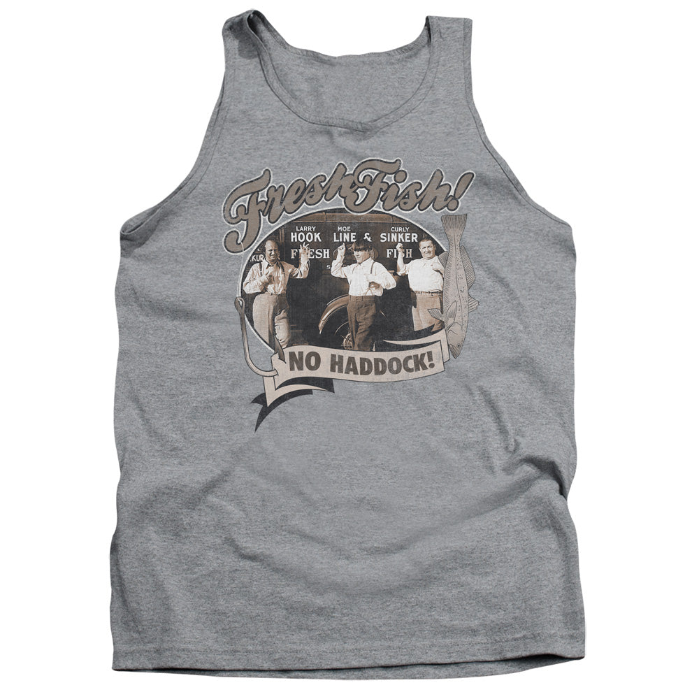 Three Stooges - Fresh Fish - Adult Tank - Athletic Heather