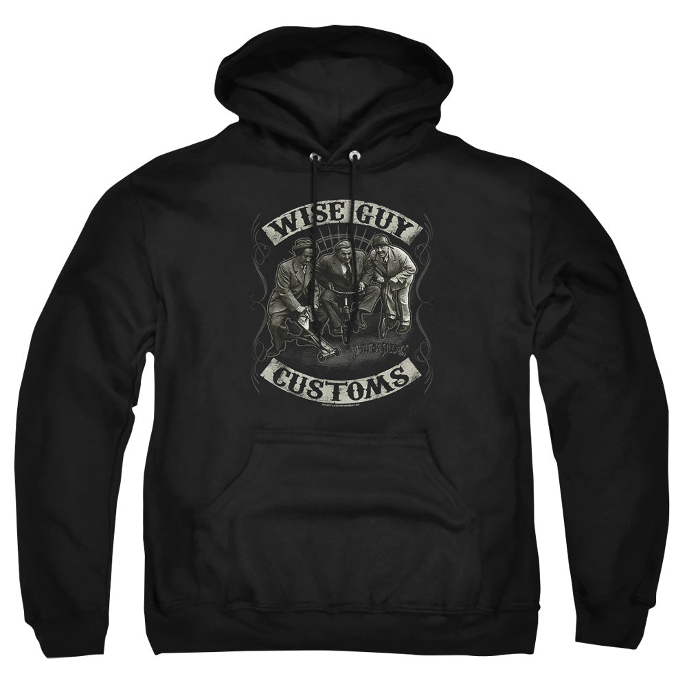 Three Stooges - Wise Guy Customs - Adult Pull-over Hoodie - Black
