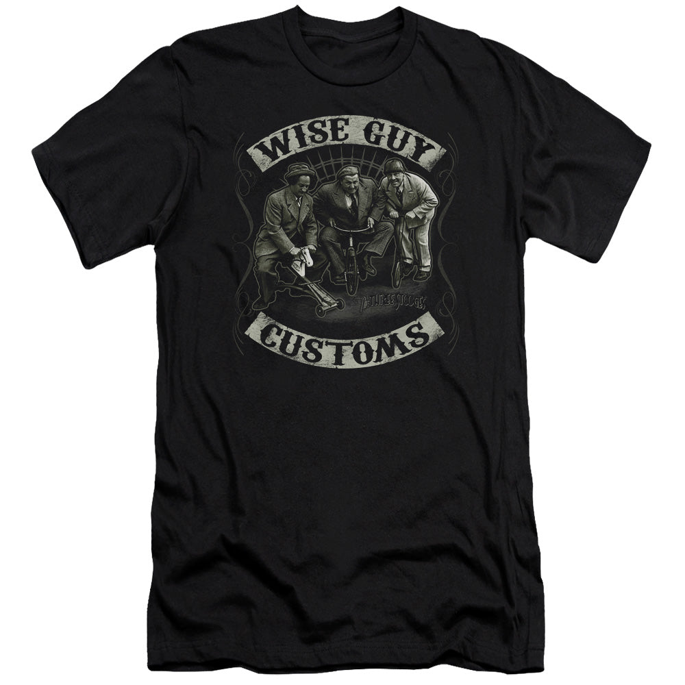 Three Stooges - Wise Guy Customs-premuim Canvas Adult Slim Fit 30/1 - Black