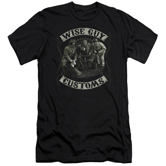 Three Stooges - Wise Guy Customs-premuim Canvas Adult Slim Fit 30/1 - Black