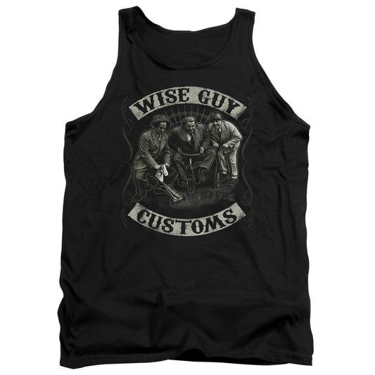 Three Stooges - Wise Guy Customs - Adult Tank - Black