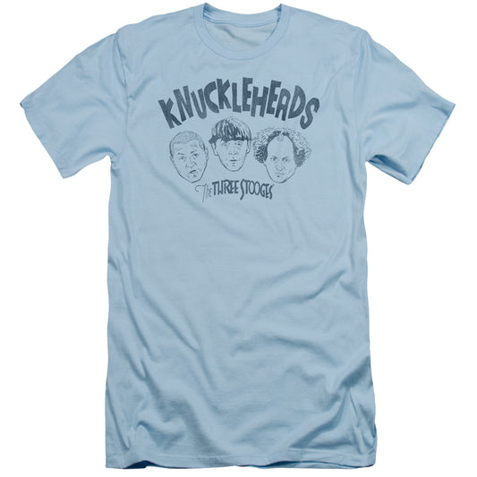 Three Stooges - Knuckleheads - Short Sleeve Adult 30/1 - Light Blue T-shirt