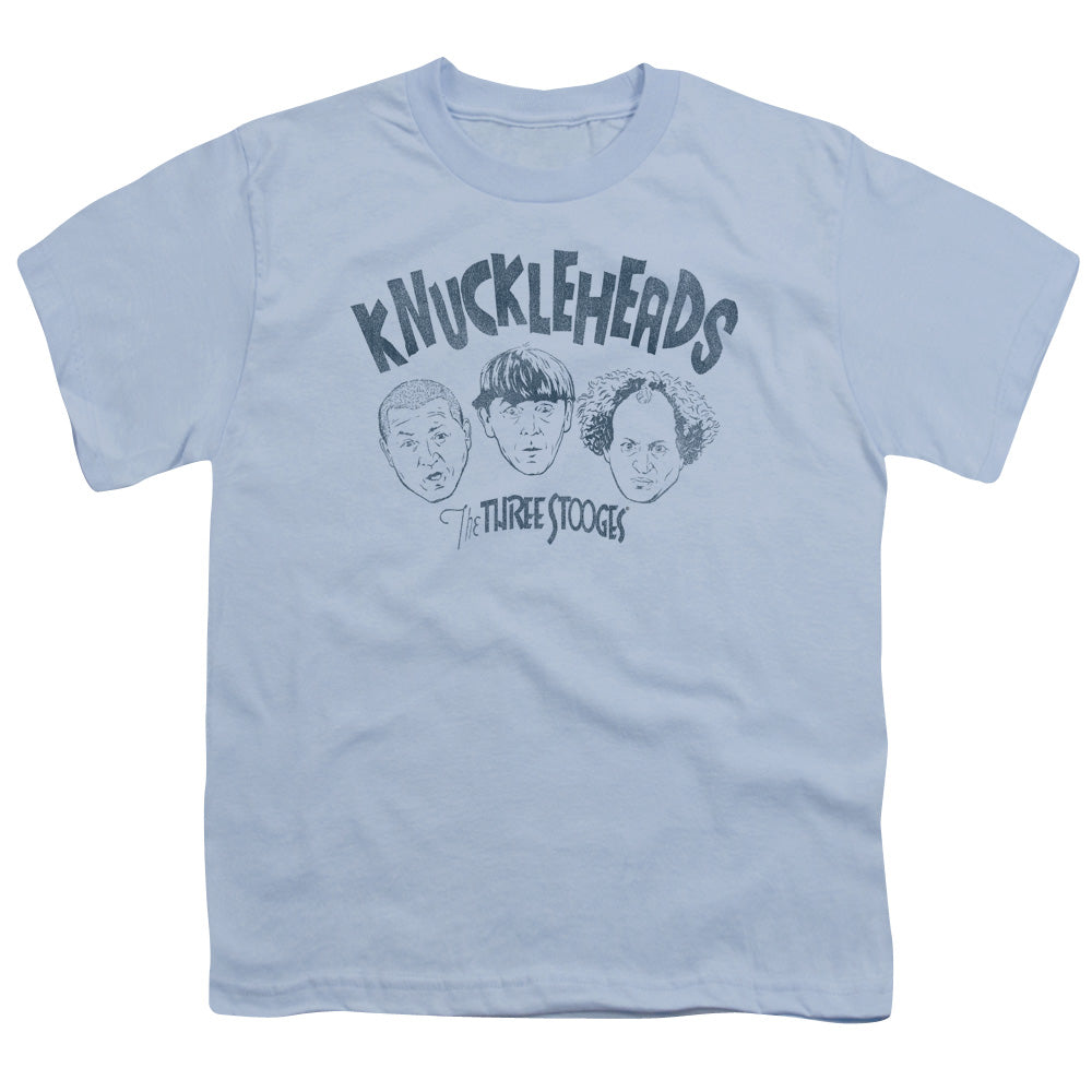 Three Stooges - Knuckleheads - Short Sleeve Youth 18/1 - Light Blue T-shirt