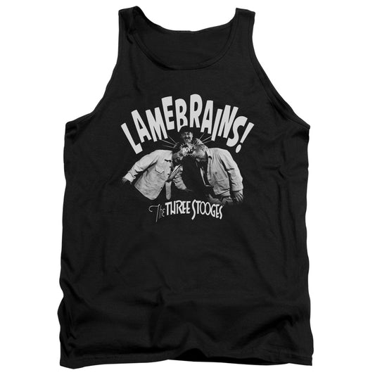 Three Stooges - Lamebrains - Adult Tank - Black