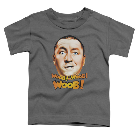 Three Stooges - Woob Woob Woob - Short Sleeve Toddler Tee - Charcoal T-shirt