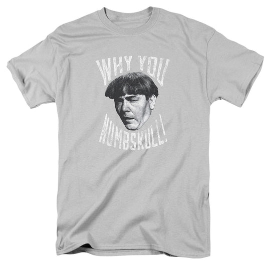 Three Stooges - Numbskull - Short Sleeve Adult 18/1 - Silver T-shirt