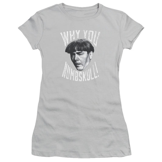 Three Stooges - Numbskull - Short Sleeve Junior Sheer - Silver T-shirt