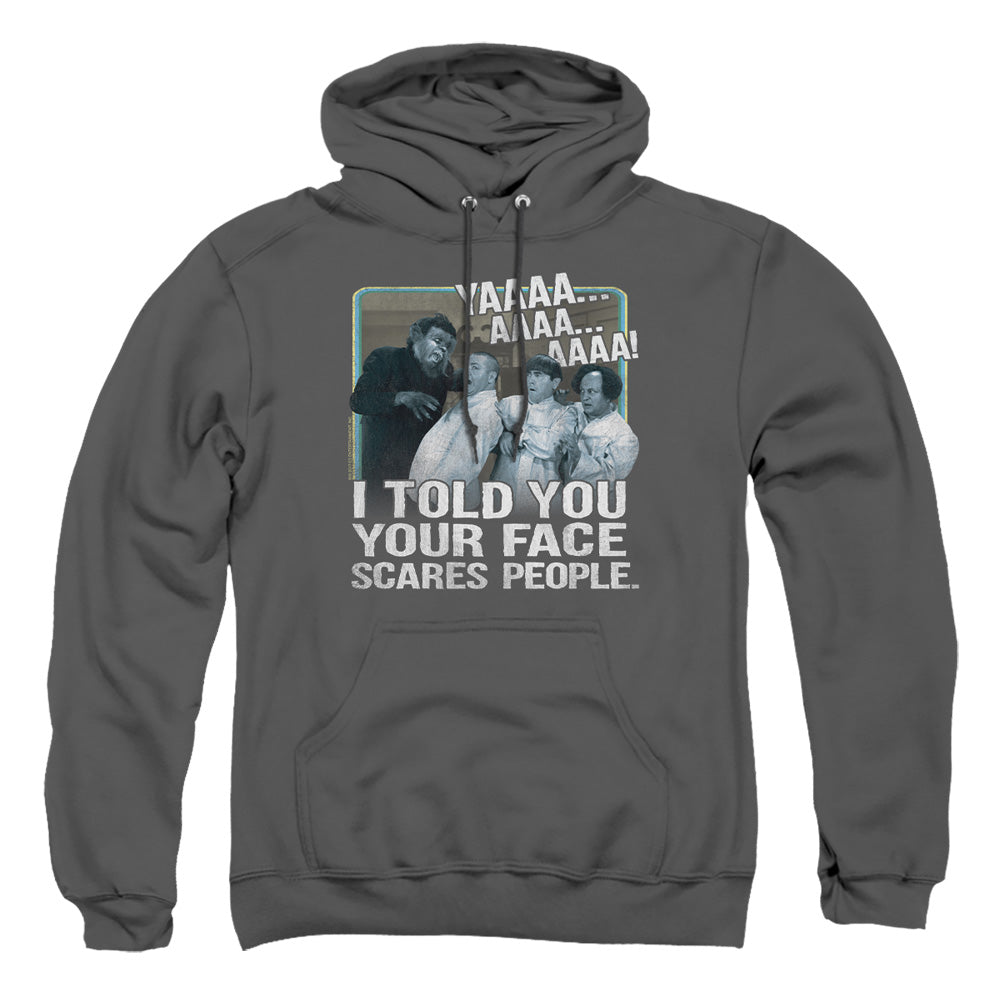 Three Stoogeshort Sleevecares People - Adult Pull-over Hoodie - Charcoal T-shirt