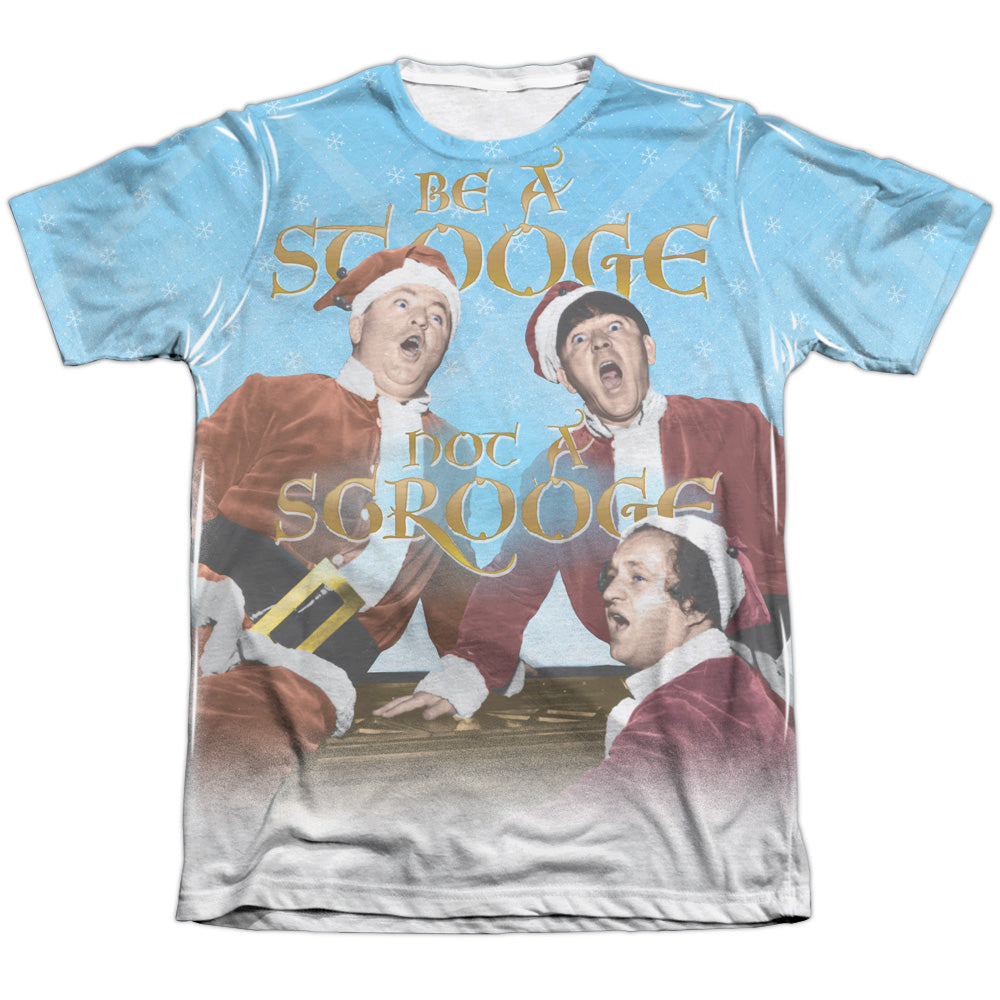 THREE STOOGES BE A STOOGE-ADULT POLY/COTTON T-Shirt
