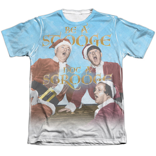 THREE STOOGES BE A STOOGE-ADULT POLY/COTTON T-Shirt