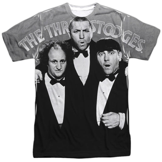 THREE STOOGES CLASSY FELLAS-S/S ADULT T-Shirt