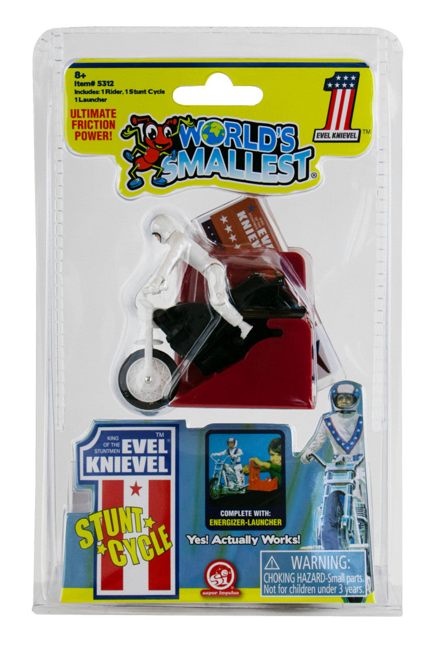 World's Smallest Evel Knievel Stunt Cycle