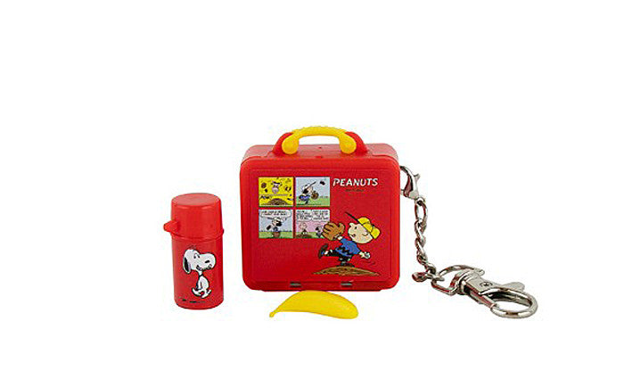 World's Smallest Peanuts Lunch Box Keychain