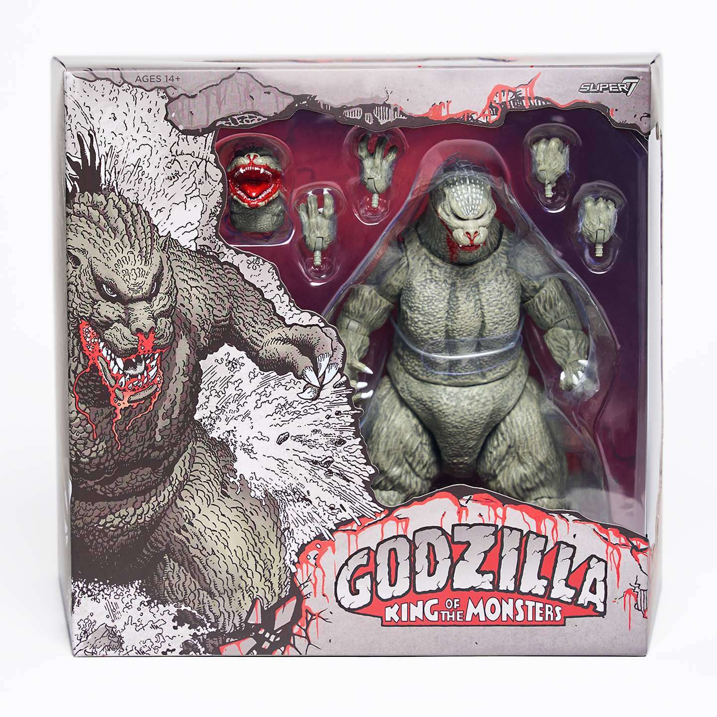 Toho ULTIMATES! - Godzilla 1989 (Greyscale Comic Book - Thirsty For Blood)
