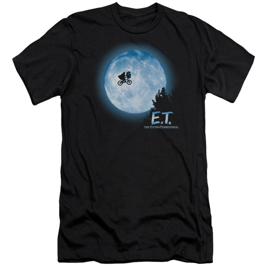 ET MOON SCENE - S/S ADULT 30/1 - BLACK - SM - BLACK T-Shirt
