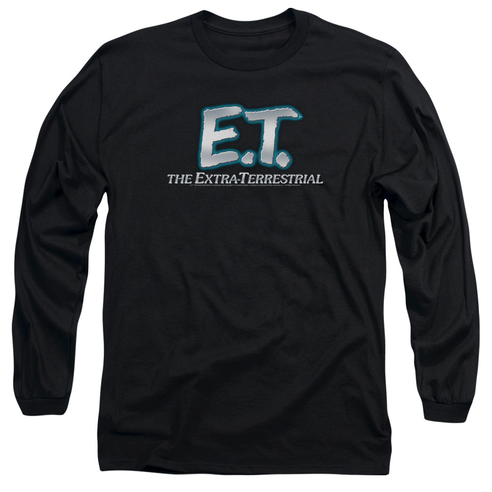 Et - Logo - Long Sleeve Adult 18/1 - Black - Sm - Black T-shirt