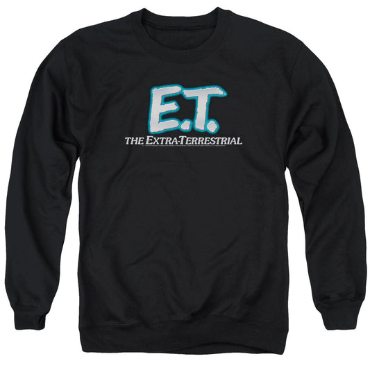 Et - Logo - Adult Crewneck Sweatshirt - Black