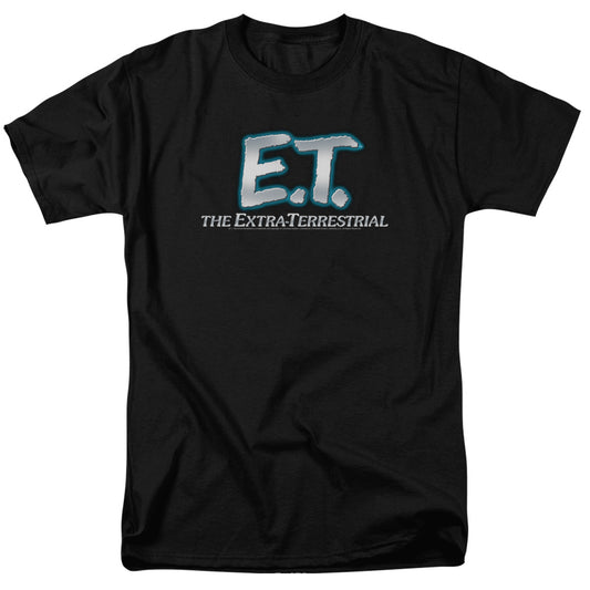 Et - Logo - Short Sleeve Adult 18/1 - Black T-shirt