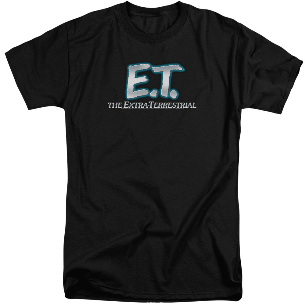 Et - Logo - Short Sleeve Adult Tall - Black - Xl - Black T-shirt