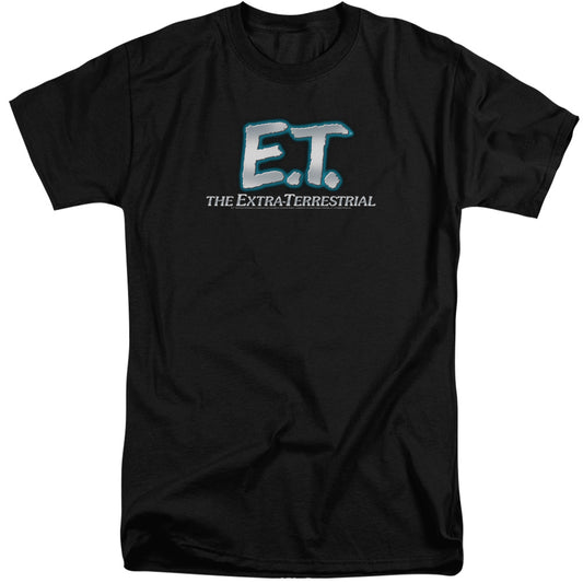 Et - Logo - Short Sleeve Adult Tall - Black - Xl - Black T-shirt