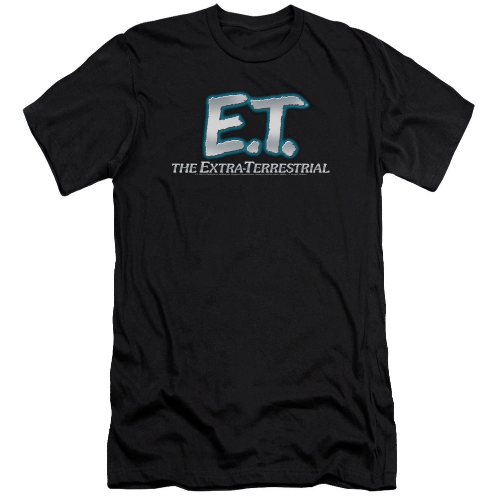 Et - Logo - Short Sleeve Adult 30/1 - Black - Sm - Black T-shirt