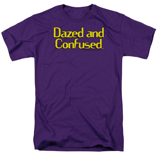 Dazed And Confused - Dazed Logo - Short Sleeve Adult 18/1 - Purple - Sm - Purple T-shirt
