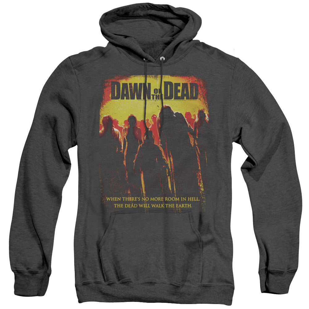 Dawn Of The Dead - Title - Adult Heather Hoodie - Black
