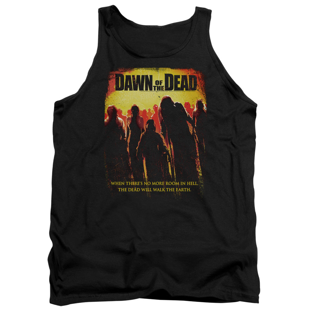 Dawn Of The Dead - Title - Adult Tank - Black - Sm - Black