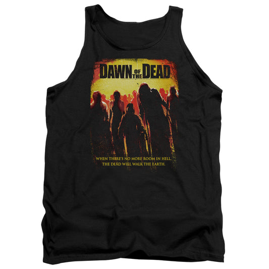 Dawn Of The Dead - Title - Adult Tank - Black - Sm - Black