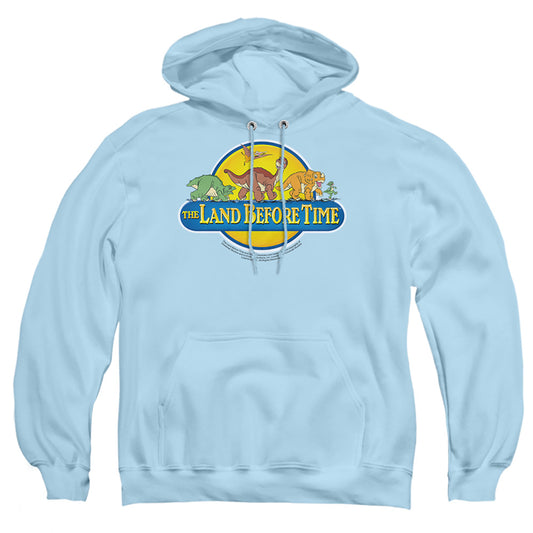 Land Before Time - Dino Breakout - Adult Pull-over Hoodie - Light Blue