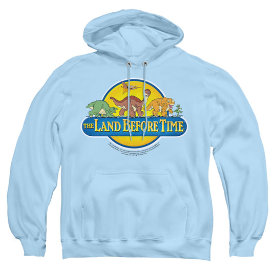 Land Before Time - Dino Breakout - Adult Pull-over Hoodie - Light Blue