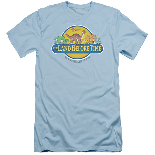 Land Before Time - Dino Breakout - Short Sleeve Adult 30/1 - Light Blue T-shirt