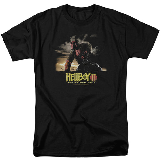 Hellboy Ii - Poster Art - Short Sleeve Adult 18/1 - Black T-shirt