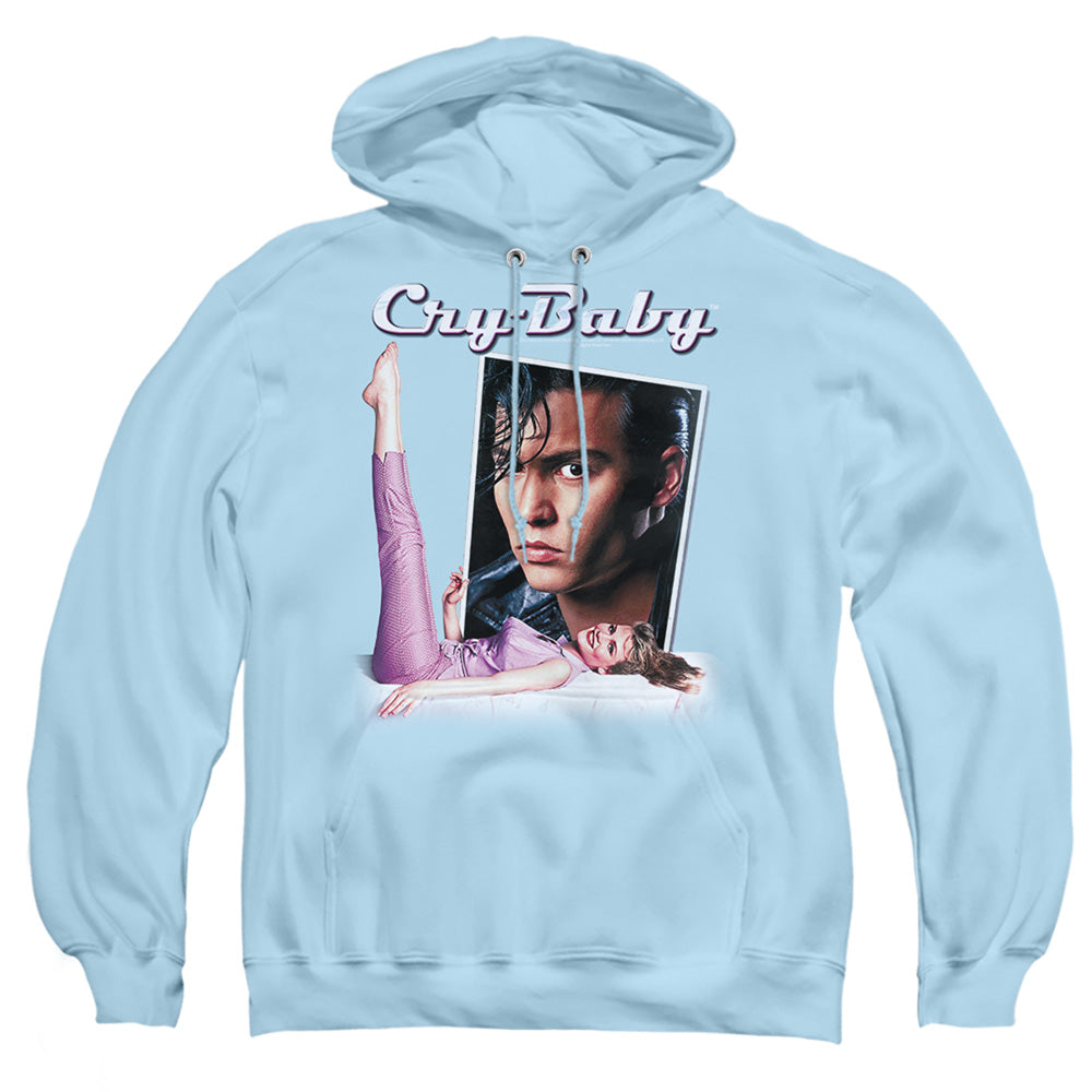 Cry Baby - Title - Adult Pull-over Hoodie - Light Blue