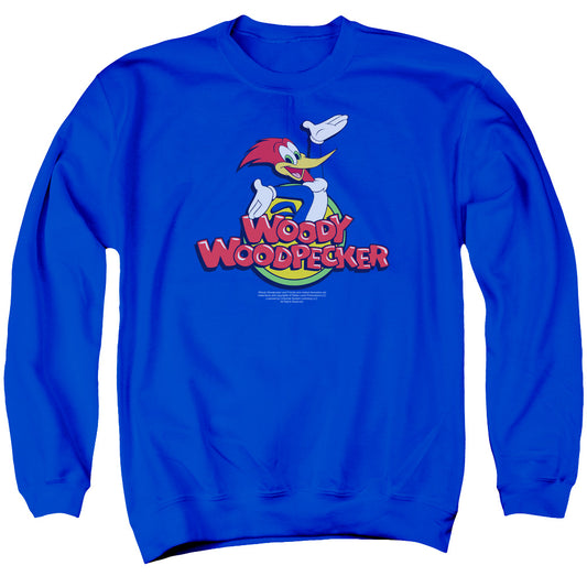 Woody Woodpecker - Woody - Adult Crewneck Sweatshirt - Royal Blue