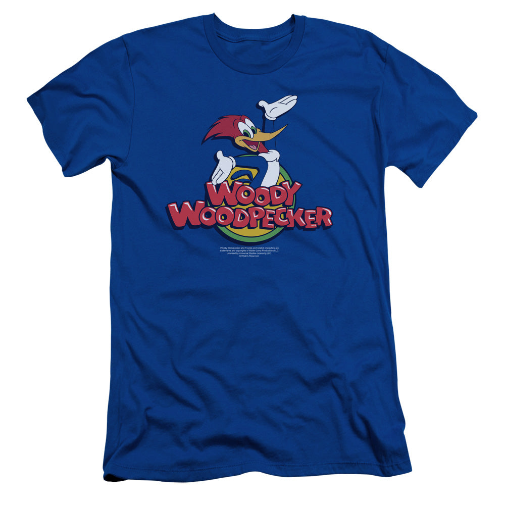WOODY WOODPECKER WOODY - S/S ADULT 30/1 - ROYAL BLUE T-Shirt