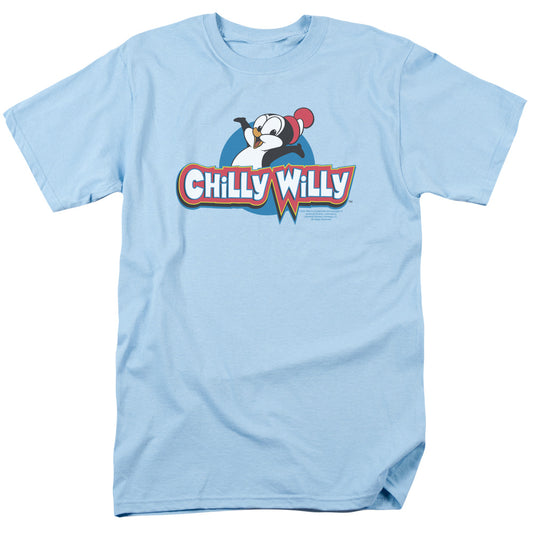 Chilly Willy - Logo - Short Sleeve Adult 18/1 - Light Blue T-shirt