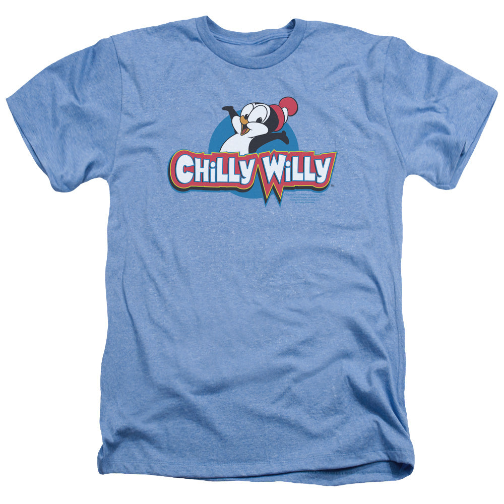 Chilly Willy - Logo - Adult Heather - Light Blue - Sm - Light Blue
