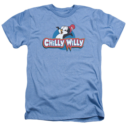 Chilly Willy - Logo - Adult Heather - Light Blue - Sm - Light Blue