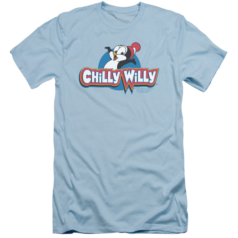 Chilly Willy - Logo - Short Sleeve Adult 30/1 - Light Blue T-shirt
