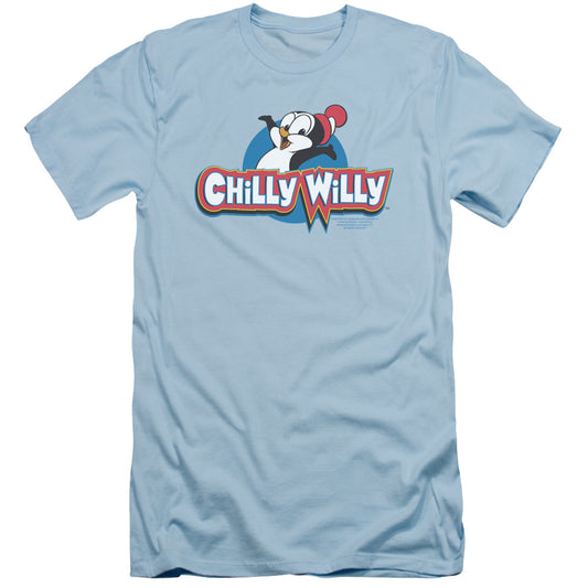 Chilly Willy - Logo - Short Sleeve Adult 30/1 - Light Blue T-shirt