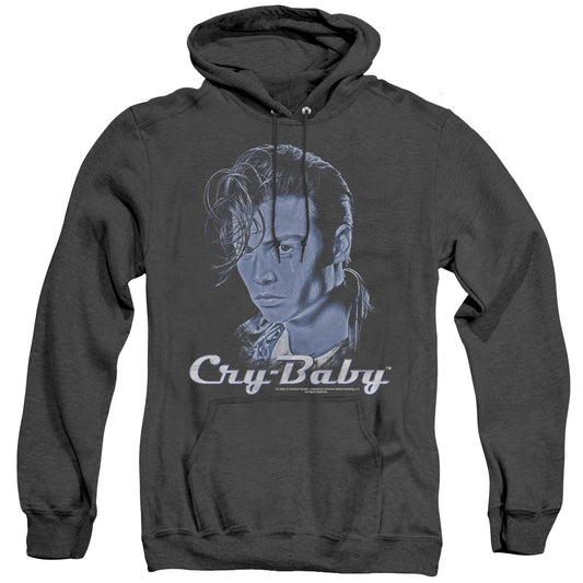 Cry Baby - King Cry Baby - Adult Heather Hoodie - Black - Sm - Black
